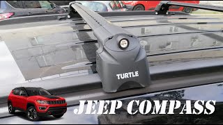 Montage Dachträger mit reling TURTLE Jeep Compass [upl. by Matthaeus]