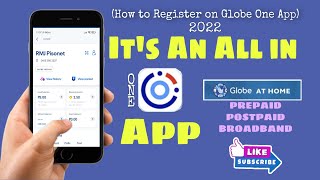 How To Register To Globe One App 2022  Globe At Home 83  rmj pisonet [upl. by Aem]