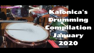 KALONICA NICX Drumming compilation January 2020 [upl. by Lorelei]