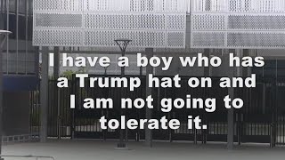 Teacher upset after student wears MAGA hat [upl. by Eillim]