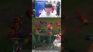 Proview T1 Faker leagueoflegends faker highlights gaming lolhighlightsshorts [upl. by Akirehc]