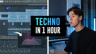 Making A Techno Track in 1 HOUR Full Process [upl. by Noissap]