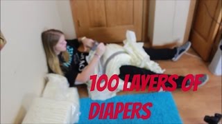 100 LAYERS OF DIAPERS 20 [upl. by Luigino]