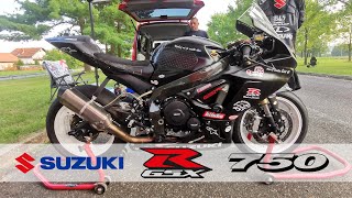 Suzuki GSXR 750 Race Bike Walkaround [upl. by Ardnael536]