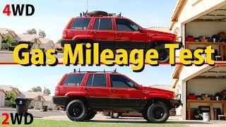 Gas Mileage Test  My 94 Grand Cherokee [upl. by Duwalt894]