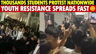 Thousands of Chinese Students Protest Sparking a Wave of Student Resistance Across China [upl. by Arahahs]