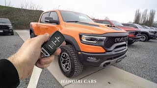 New 2022 RAM 1500 TRX Ignition Orange  4K indepth Walkaround No Talking ASMR [upl. by Aspia]