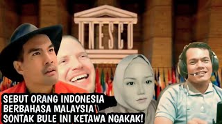 Sebut Orang Indonesia Berbahasa Malaysia Sontak Bule ini Tertawa Ngakak [upl. by Nnayecats]