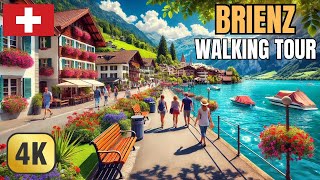 Brienz Switzerland Walking Tour  4K [upl. by Hsizan]