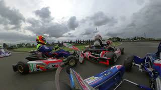 45secs of MUST SEE INTENSE Karting Action from the 360 Camera at the Ultimate Karting Champs [upl. by Rehoptsirhc]