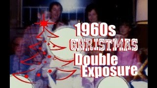 1960s Christmas 8mm Home Movie Double Exposure [upl. by Ttegdirb]