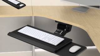 Lift N Lock Sit Stand amp Keyboard Mechanism amp Trays  Productivity Solutions [upl. by Jones]