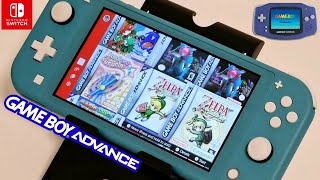 Gameboy Advance Online Nintendo Switch Lite [upl. by Debi]