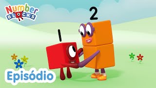 Numberblocks em Português Brasil Episódios completos  DOIS [upl. by Notreb]