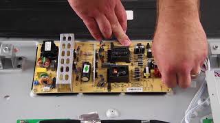 Element 60quot LED TV Power Supply Replacement Tutorial MHC180TF60SP1 [upl. by Comyns]