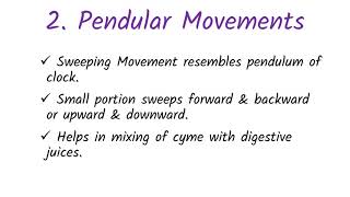 MOVEMENTS OF SMALL INTESTINE AND LARGE INTESTINE  MOVEMENTS OF GASTROINTESTINAL TRACT  PHYSIOLOGY [upl. by Annaed92]