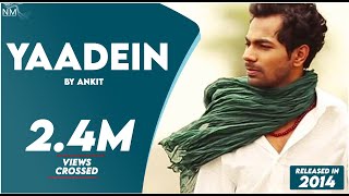 YAADEIN Feat Ankit  Namyoho Studios  Official Video [upl. by Anivlek]