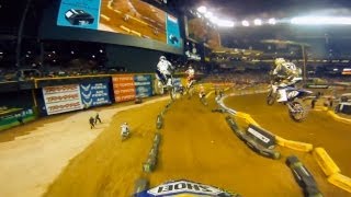 GoPro HD Phoenix Race Monster Energy Supercross 2011 [upl. by Anwaf]