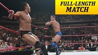 FULLLENGTH MATCH  Raw  Ken Shamrock vs The Rock  Intercontinental Title Match [upl. by Otokam972]