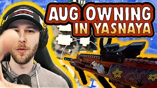 AUG Owning in Yasnaya ft Halifax  chocoTaco PUBG Duos Gameplay [upl. by Brook623]