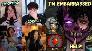 Everyone LOSES IT at Corpses HIGH PITCHED Voice ft Valkyrae Sykkuno Fuslie Tina amp more [upl. by Arrec]