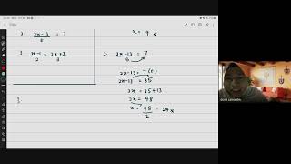 Persamaan Linear persamaan serentak [upl. by Assertal]