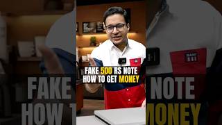 500 Rs fake note  What to do now shorts note [upl. by Lirba]