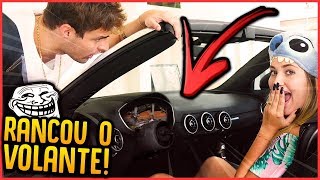 OLHA O QUE FIZERAM COM VOLANTE DO MEU CARRO  TROLLANDO REZENDE  REZENDE EVIL [upl. by Suckow655]