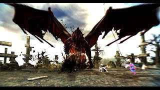 GTX 760 Vindictus  Kraken Boss Fight Scythe Evie Gameplay [upl. by Aliab188]