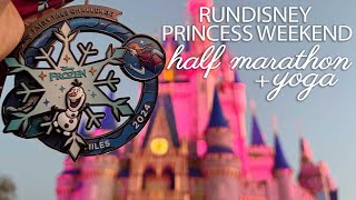 Half Marathon amp Yoga  runDisney Princess Half Marathon Weekend  2024 [upl. by Bolanger]