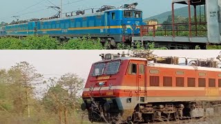 🚄💙Mostly Handsome amp Beautiful Electric Locomotive of Indian Railways Which one is your Favourite❤️🚄 [upl. by Kinnon]