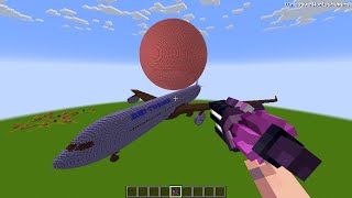 Huge Airplane vs 10000000 TNTs in Minecraft  LIVE [upl. by Aridni]