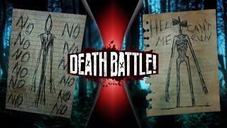 Slenderman vs Siren Head  Death Battle Fan Made Trailer [upl. by Vachill]