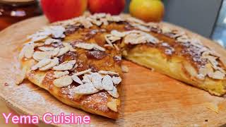 Tarte aux🍎🍏🍎à la poêle sans pâte feuilletées ou brisé [upl. by Marcello]