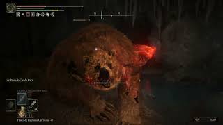 Elden Ring Urso Atroz da Caverna Fight 03 20241031 [upl. by Alfonse]