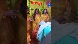 Sanas Haldi Ceremony 💛 ashortaday minivlog haldiceremony explore wedding [upl. by Nonnahs]