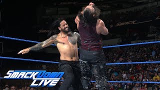 Jimmy Uso vs Harper SmackDown LIVE March 20 2018 [upl. by Nnuahs]