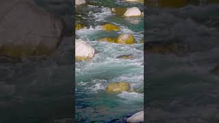 PASSER RIVER IN MERAN MERANO SOUTH TYROL ITALY nature waterfall waterfallsounds [upl. by Ggerk]