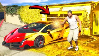 TODO lo que TOCO se TRANSFORMA en ORO en GTA 5 [upl. by Eelrahc]