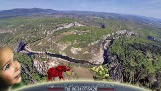 Berrias et Casteljau les Gorges du Chassezac et de lArdèche Ruoms le Pont dArc Barjac la Cèze Gard [upl. by Ailenroc]