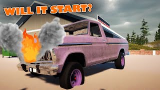 RESTORING ABANDON FORD TRUCK WITH BOYS  My Garage  Multiplayer [upl. by Annyahs615]