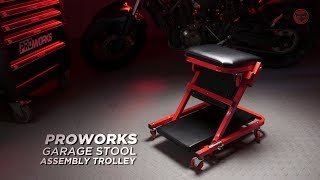 Proworks Garage Stool Assembly Trolley [upl. by Fattal]