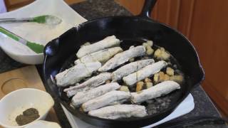 Pan Fried Capelin  Traditional Newfoundland  Bonitas Kitchen [upl. by Marillin886]