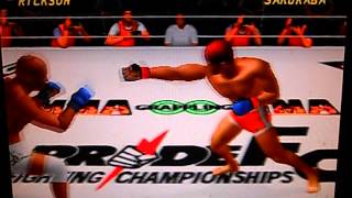 Rickson Gracie vs Kazushi Sakuraba PRIDE FC PS2 [upl. by Airotcivairam]