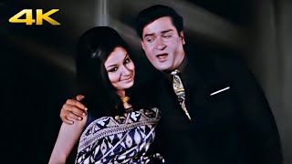 Raat Ke Humsafar 4K Video Song  An Evening in Paris  Mohd RafiAsha Bhosle  Shammi K Sharmila [upl. by Sidoney]