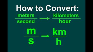 Converting ms to kmh EASY [upl. by Lezti]