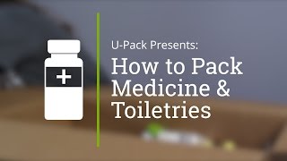 How to Pack Medicines amp Toiletries [upl. by Galer]