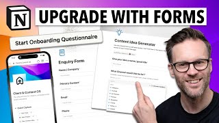 Notion Forms More Useful Than You Realised  Life OS Upgrade Demo [upl. by Eednim]