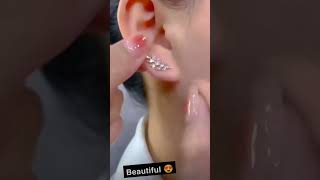 New earrings design ✨️ shortvideos [upl. by Kjersti673]