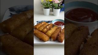 FASTEST Way to Make Fried Mozzarella Sticks in 5 Minutes shorts [upl. by Dorn806]